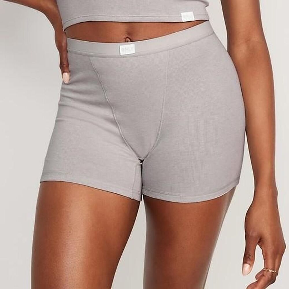 Old-navy Women's Grey and Purple Shorts